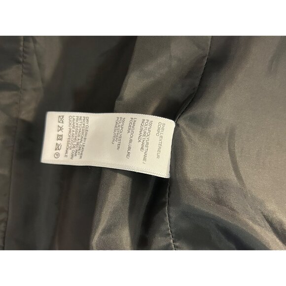 Rebecca Minkoff Womens Black Faux Leather Blazer Jacket Medium - Picture 6 of 6